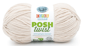 Lion Brand Cover Story Posh Twist Yarn Sold As a 2 Pack