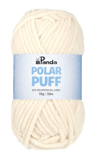 Panda Polar Puff Polyester Lurex