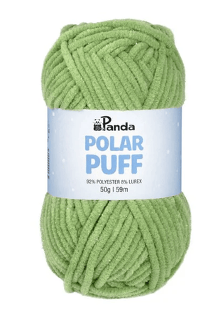 Panda Polar Puff Polyester Lurex
