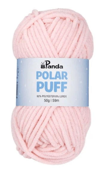 Panda Polar Puff Polyester Lurex