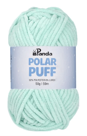Panda Polar Puff Polyester Lurex
