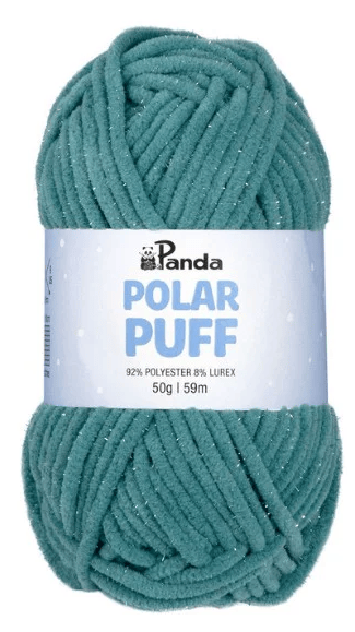 Panda Polar Puff Polyester Lurex