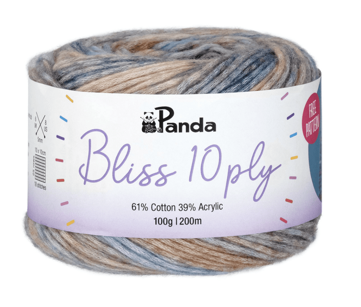 Panda Bliss 10 ply Cotton Blend Cake