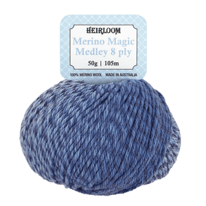 Heirloom Merino Magic Medley 8 ply 100% Wool
