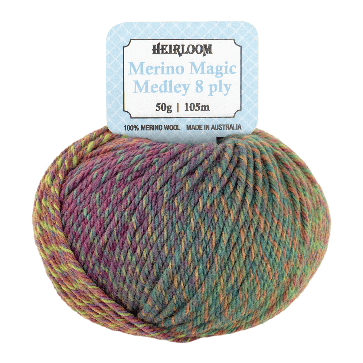 Heirloom Merino Magic Medley 8 ply 100% Wool