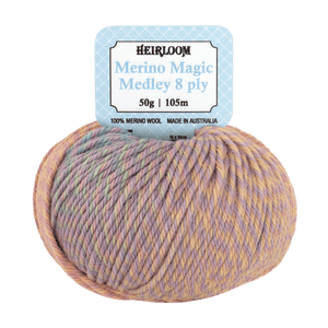 Heirloom Merino Magic Medley 8 ply 100% Wool