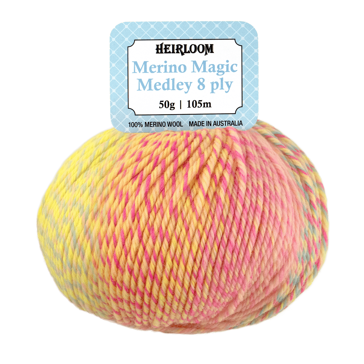Heirloom Merino Magic Medley 8 ply 100% Wool