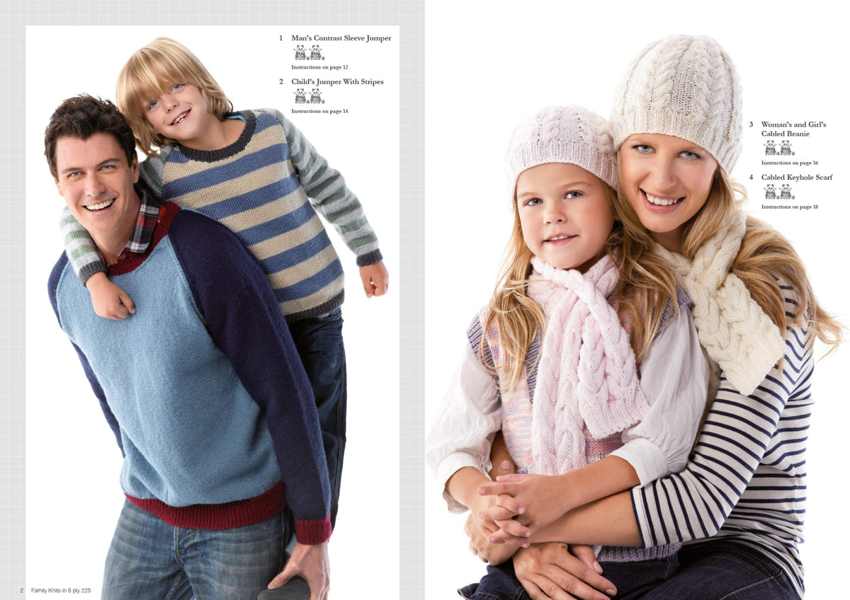 Family Knits in 8 Ply
