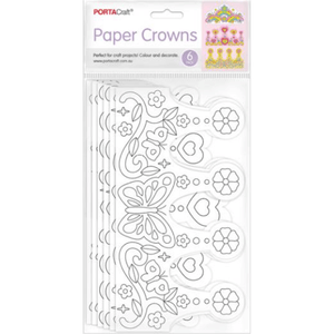 Paper Crowns Colour Your Own