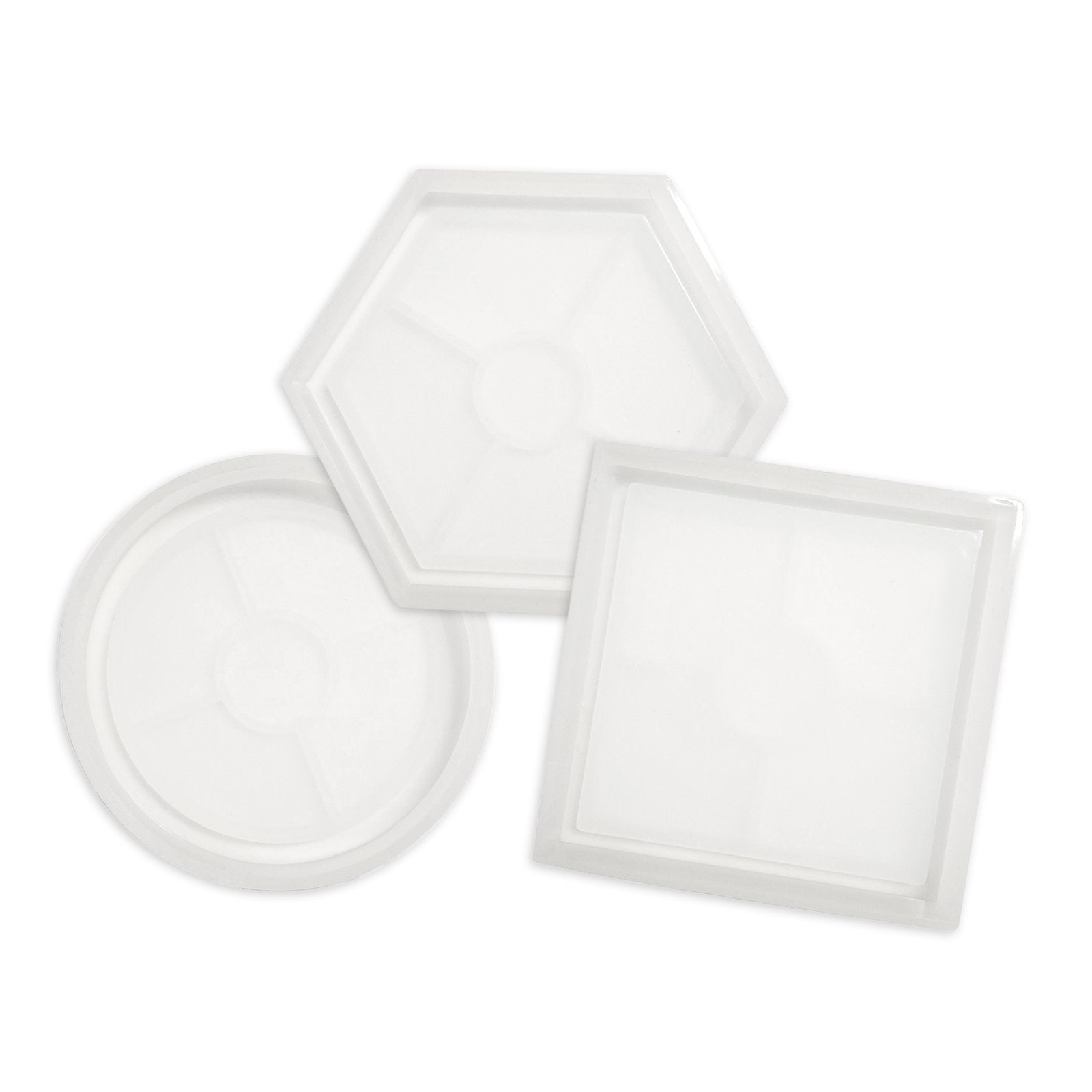 Silicon Coaster Moulds 3 Pack