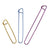 3pcs Aluminum Stitch Markers Knitting Holder Needle