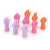 6Pcs Knitting Needles Point Protectors Mix Shaped Needle Tip Stopper Cover