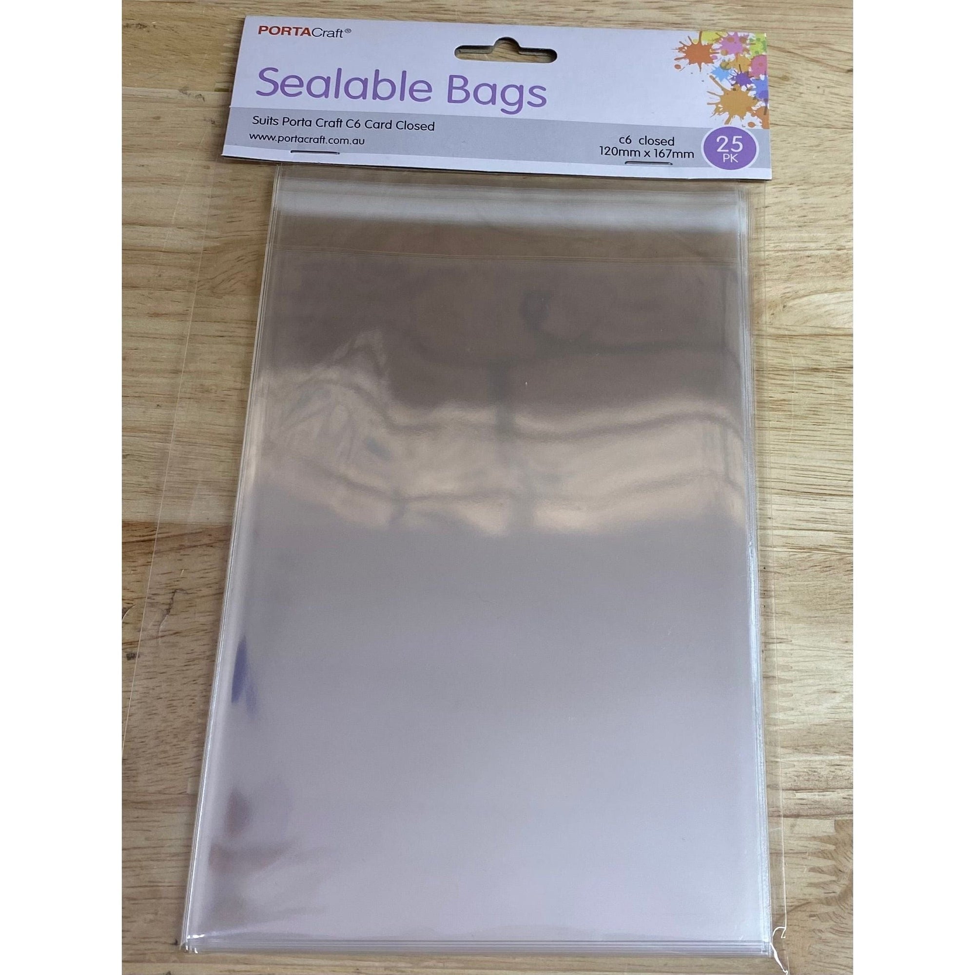 Clear Sealable Bag 25pce