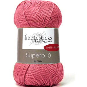 Fiddlesticks Superb 10 100% Anti Pilling Acrylic 10ply 100g