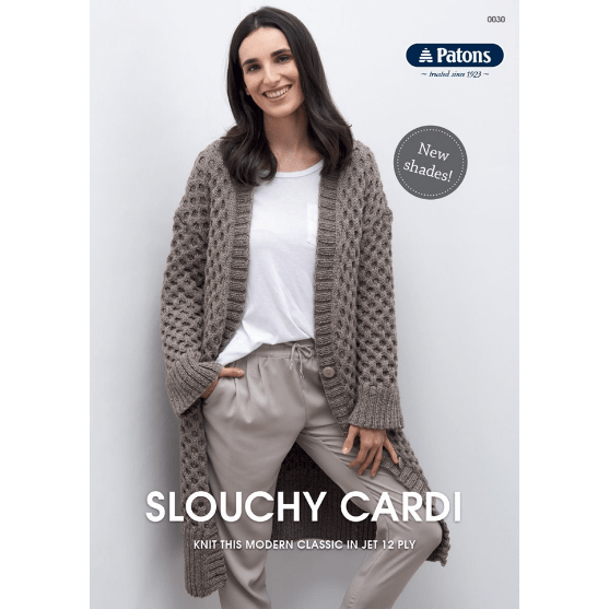 Slouchy Cardi 12 Ply