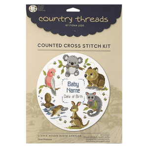 Fiona Jude Country Threads Counted Cross Stitch Kit (9 designs available)