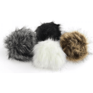 Faux Fur Pom Pom 5"