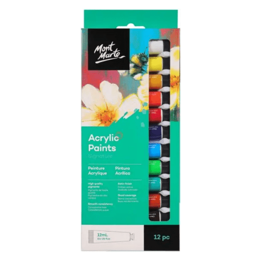 Acrylic Paint Set 12 Piece