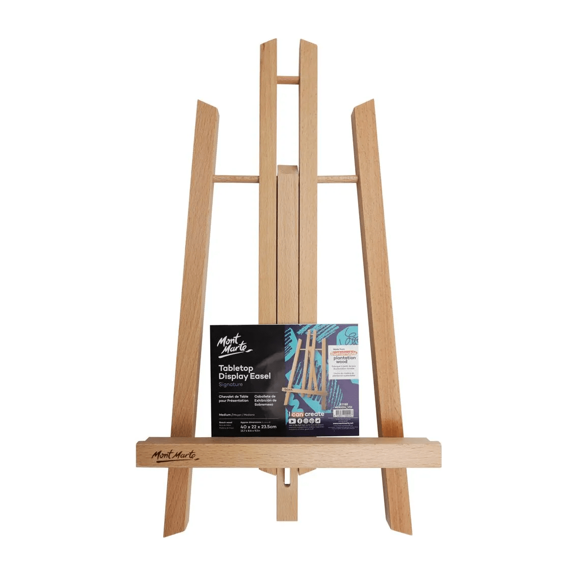 Tabletop Display Easel Medium - Mont Marte