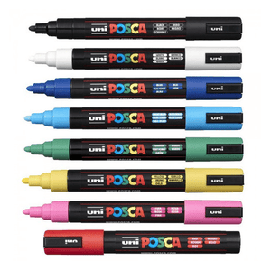 POSCA PC-5M 8pc Assorted Colours