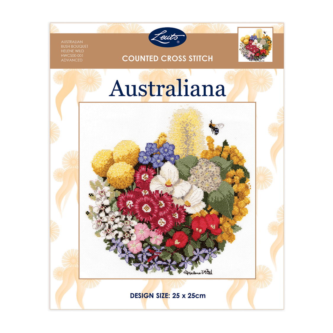 Helene Wild Australiana Counted Cross Stitch Kit - 3 designs