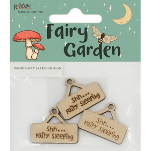 Wooden Fairy Garden Pieces - Various Designs & Sizes