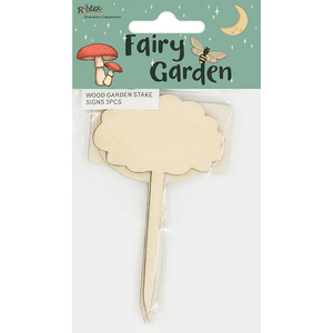 Wooden Fairy Garden Pieces - Various Designs & Sizes