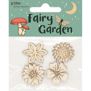 Wooden Fairy Garden Pieces - Various Designs & Sizes