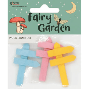 Wooden Fairy Garden Pieces - Various Designs & Sizes