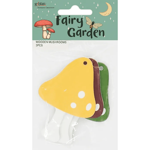 Wooden Fairy Garden Pieces - Various Designs & Sizes