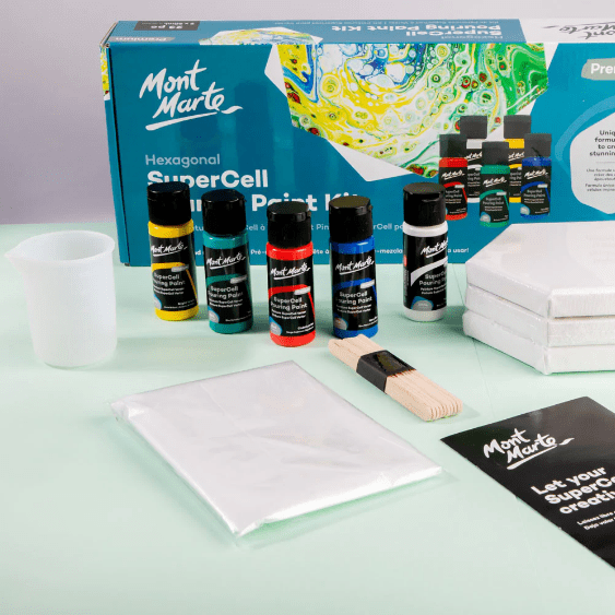 MM Supercell Pouring Paint Kit 23 pc