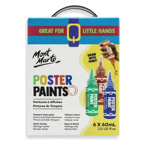 MM Poster Paint Set 6pc x 60ml