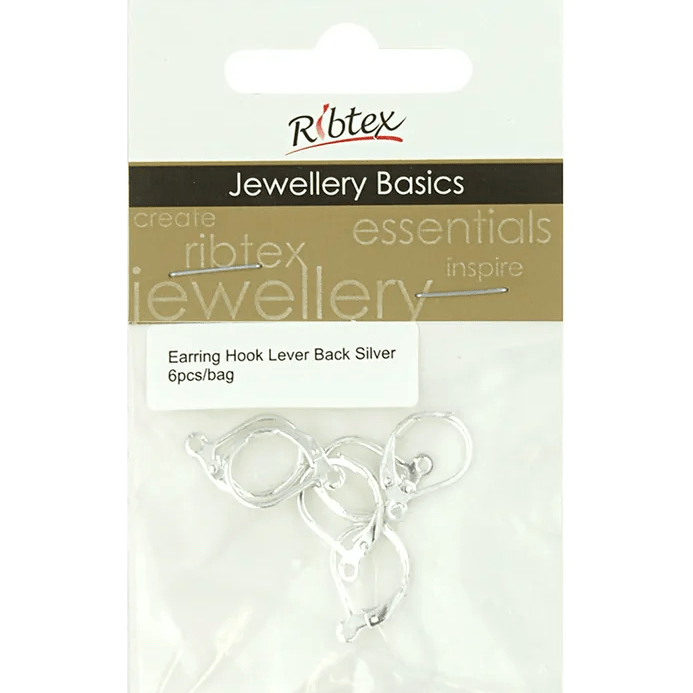 Earring Hook Lever Back 6pc