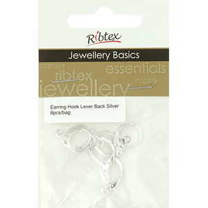 Earring Hook Lever Back 6pc