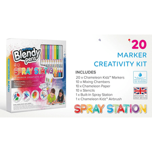 Chameleon Kidz Blendy Pens Spray Station - 20pce kit - CRAFT2U