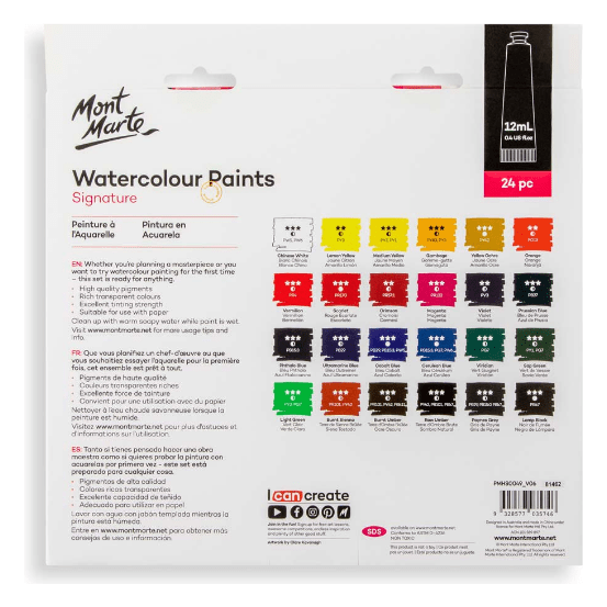 Watercolour Paints 24pc