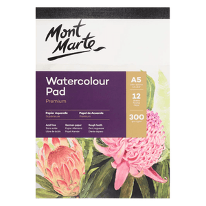 Watercolour Pad German Paper 300gsm 12 Sheet