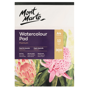 Watercolour Pad German Paper 300gsm 12 Sheet