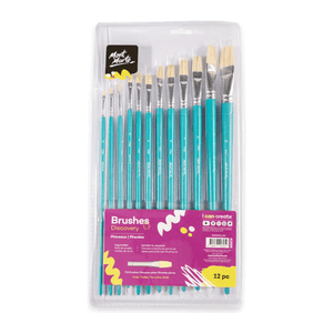 Artist Brushes 12pce Flat 1-12