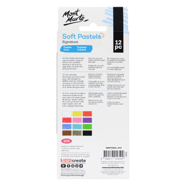 Signature Soft Pastels 12 Colours