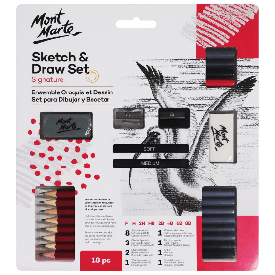 Sketch & Draw Set 18pce