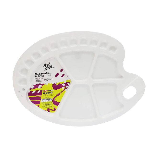 Oval Plastic Palette 34x25cm