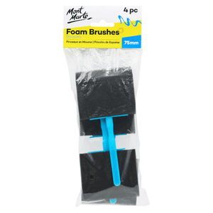 Foam Hobby Brush Poly Bag