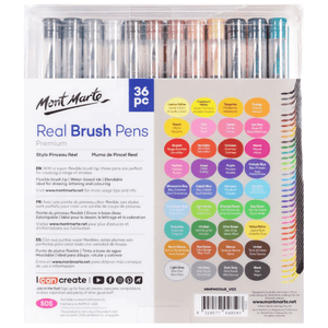 Real Brush Pens 36pc