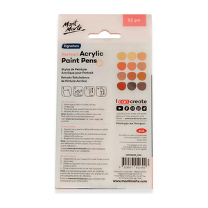 Acrylic Paint Pens Broad Tip Portrait 12 pce