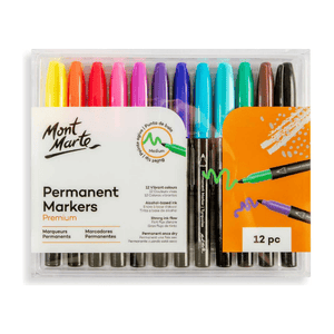 Permanent Markers Premium 12pc