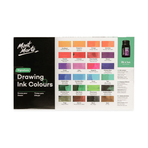 MM Drawing Ink Colours 24pc x 7ml