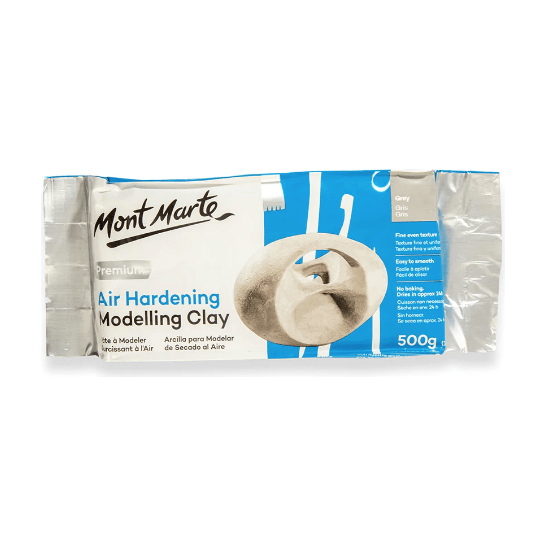 Air Hardening Modelling Clay Premium 500g Grey