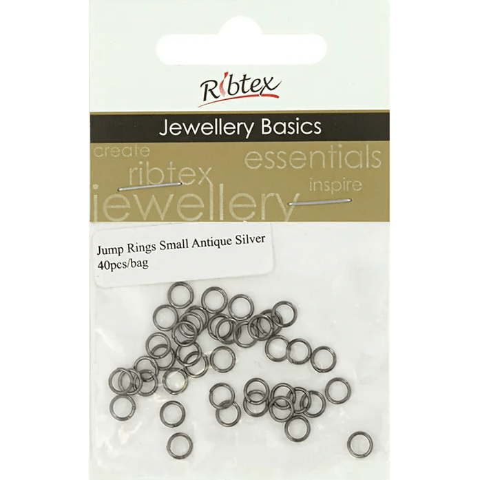 Jump Rings 4mm Ribtex 40pc