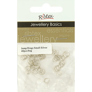 Jump Rings 4mm Ribtex 40pc